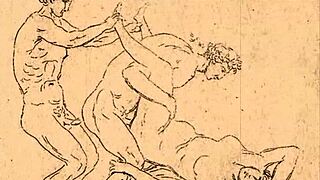 Man, I’m totally into this vintage erotic illustration, like, so cool, ya know?