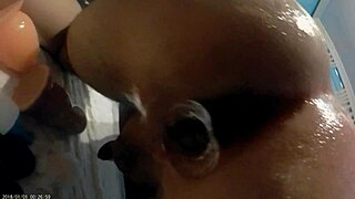 Anal Play with Huge Toys for Massive Gape