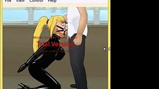 Intense BDSM Deepthroat With Restraints