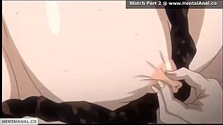 hentai redhead dripping wet after intense anal pounding