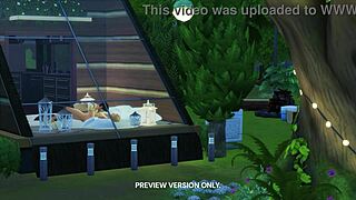 Cabin by the woods with scarlet j in 3d hentai rough sex