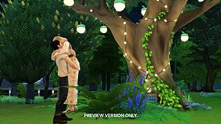 Cabin by the woods with scarlet j in 3d hentai rough sex