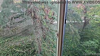 Deep Blowjob To Stepbrother In The Window Scene