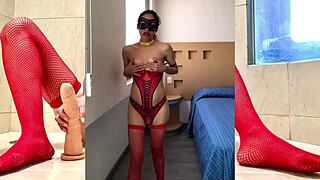 Latina Teen Slave Shows Off Her Naughty Toy Play