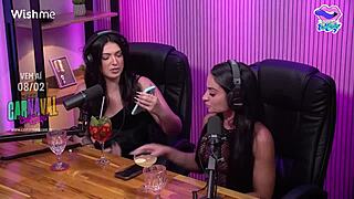 Did she lick her friend's pussy at the party stadium?