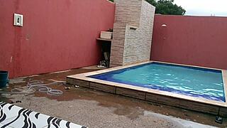 Soloboy shows off in socks and underwear