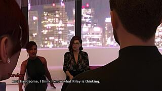 Bold redhead goddess reveals shaved pussy in intense prologue