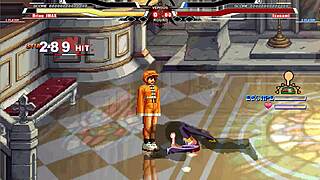 brian battles izanami in anime hentai cumshot