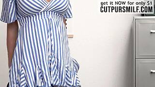 feeling the thrill with krissy lynn as hot stepmom in shoplyfter scene