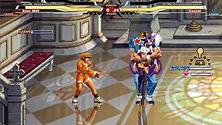 brian battles izanami in anime hentai cumshot