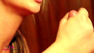 Fucking to the top with big tits brunette blowjob 😍