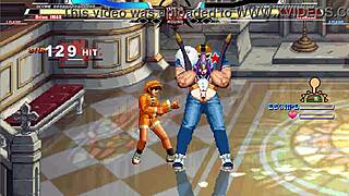 brian battles izanami in anime hentai cumshot