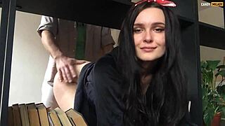 Half sister stuck and creampied