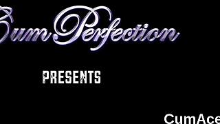 Hot Honey Receives Cumshot, Devours All Semen Eagerly