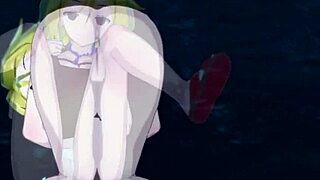 anna exorcises with wet vagina in shaman king