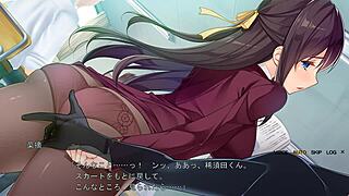 Chikan Ochi: Shinri Counselor Meika's Intense Blowjob Treatment in Stockings