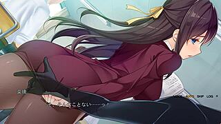 Chikan Ochi: Shinri Counselor Meika's Intense Blowjob Treatment in Stockings