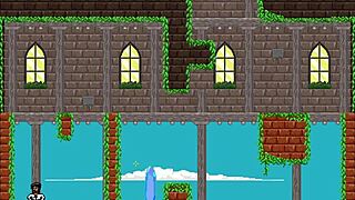 Super erotic jump king game where jump fucker plays around