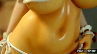 Black hottie Envy Kenya rides big black cock like a cowgirl. Her shaved pussy and small tits bounce in lingerie during doggystyle.