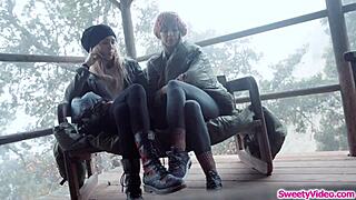 runaway chick eating her bff's pussy, you watching?