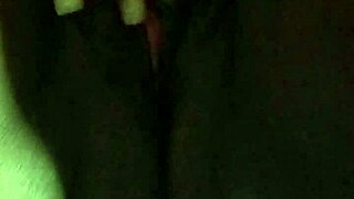 Watch this hot voyeur scene with cum on pussy 😍