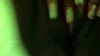 Watch this hot voyeur scene with cum on pussy 😍