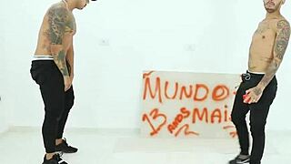 Intense Orgy With Thirteen Brazilian Bricklayers At Construction Site