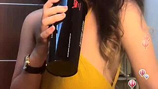 Big tits sexy girl flaunts her assets!