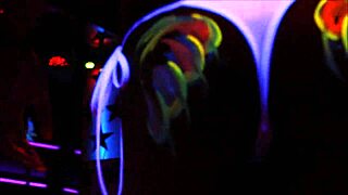 Queen Glow dominates the LK Metro street with Thai bar dancing