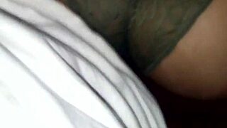 Big booty Eva's thighs, hips, ass, and pussy bent over in part 2.