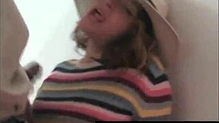 Amateur 19 year old faces a big black challenge