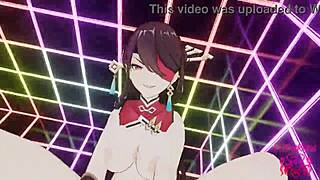 Beidou Unmasked Bitch Rides Hard and Squirts in Wild Scene