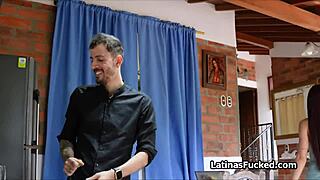 Stepsister takes sexy photos, I wonder about touching her ass.