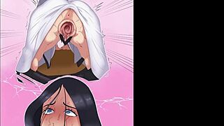 Hentai Parody Creampie Anal with Blonde Brunette Tits!