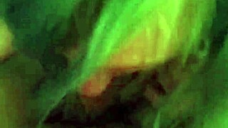 The Blue-Haired Girl Gives a Long, Detailed Blowjob, Sucking Deeply and Slowly with Passion.