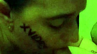 Tashanic passionately deepthroats cock and swallows cum in amateur video