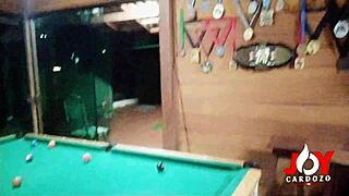 That pool game turned wild with lady milf manuh cortez and o sulista assfucking joy cardozo orally and anally! 😏🔥