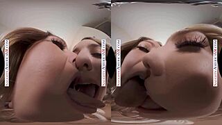 Naughty America: TWO CHICKS SAME TIME VR with Kenna James & Veronica Weston