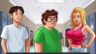 summertime saga erotic cartoon fun, wanna play?