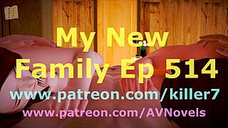 my new family explores big tits and ass