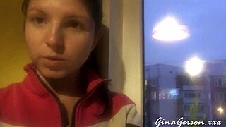 Skinny Blonde Teen 18+ Flashes in St Petersburg