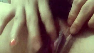 Girl masturbates with toys