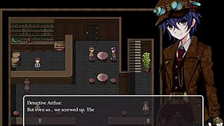 stopping the blonde thief in the museum part 2