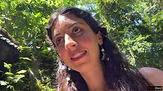 Crazy Gay Cumwalk On Public Outdoor Waterfall