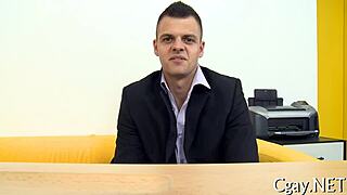 Gay Stud Wields Massive Cock.