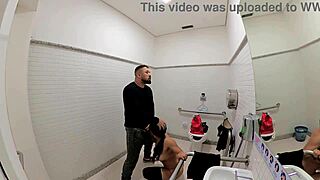 Damn, Jade cosplay girl from Mortal Kombat banging in bathroom at Halloween, so hot with Mr Matusalem!