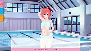 Watch Doki Doki Hentai Footjob Game!