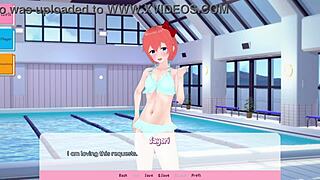 Watch Doki Doki Hentai Footjob Game!