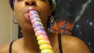 Sample a magical unicorn lollipop treat