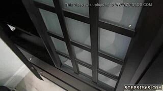 hairy italian teen 18+ masturbates while suspended step sis watches 😏